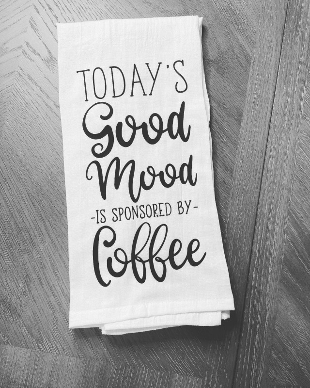 Today's Good Mood Kitchen Towel